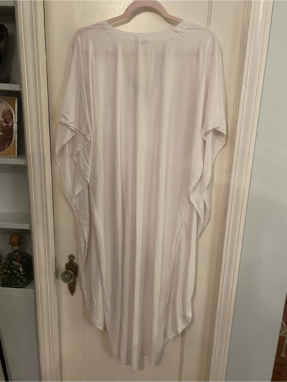 Pineapples White Boho Caftan - Picture 2 of 6